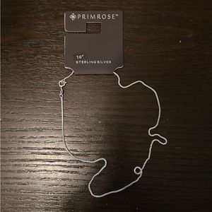 16” Sterling Silver necklace